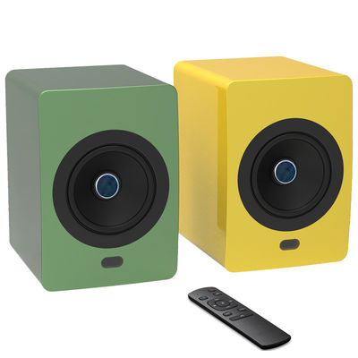 Leistungsfähige Bücherregallautsprecher mit eingebautem Verstärker und 5,25-Treiber für Drehtablets, TV, PC und drahtloses Musikstreaming mit Bluetooth-TWS-Lautsprechern